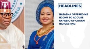 Natasha offered me N200m to accuse Akpabio of organ harvesting, US US-based activist alleges