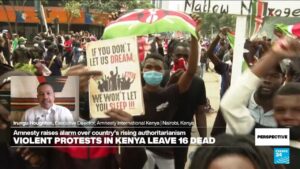 Amnesty International denounces ‘repressive policing’ in Kenya after deadly protests