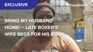 Bring my husband’s body home! – Late Nigerian boxer Gabriel Olanrewaju’s wife begs