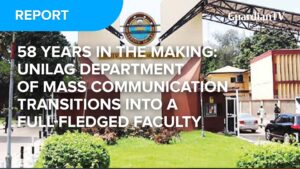 UNILAG Dept. of Mass Com transitions into a faculty