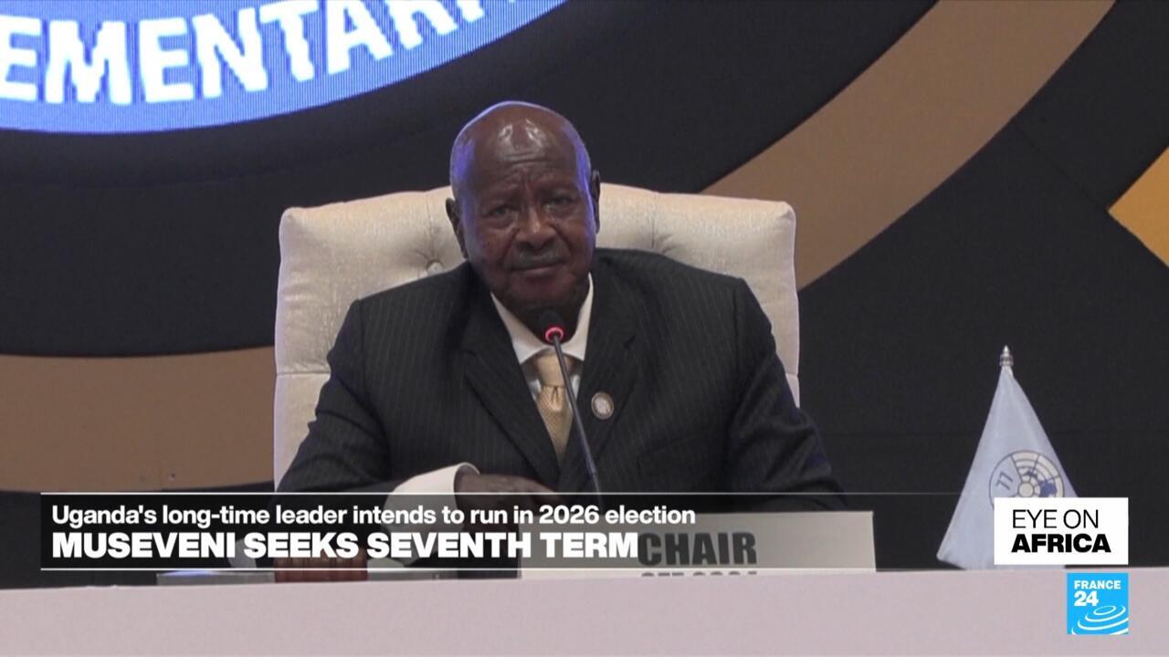 Uganda’s long-time leader Museveni seeks seventh term in office