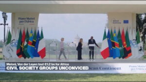 African civil society unconvinced by Meloni, von der Leyen investment plan