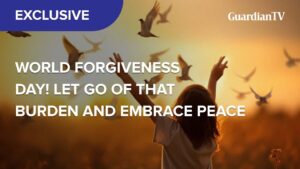 World forgiveness Day! Let go of that burden and embrace peace