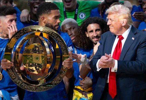 Trump erased from Chelsea's celebratory photos at FIFA Club World Cup?