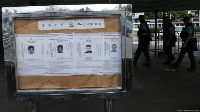 Hong Kong places bounty on 19 pro-democracy activists