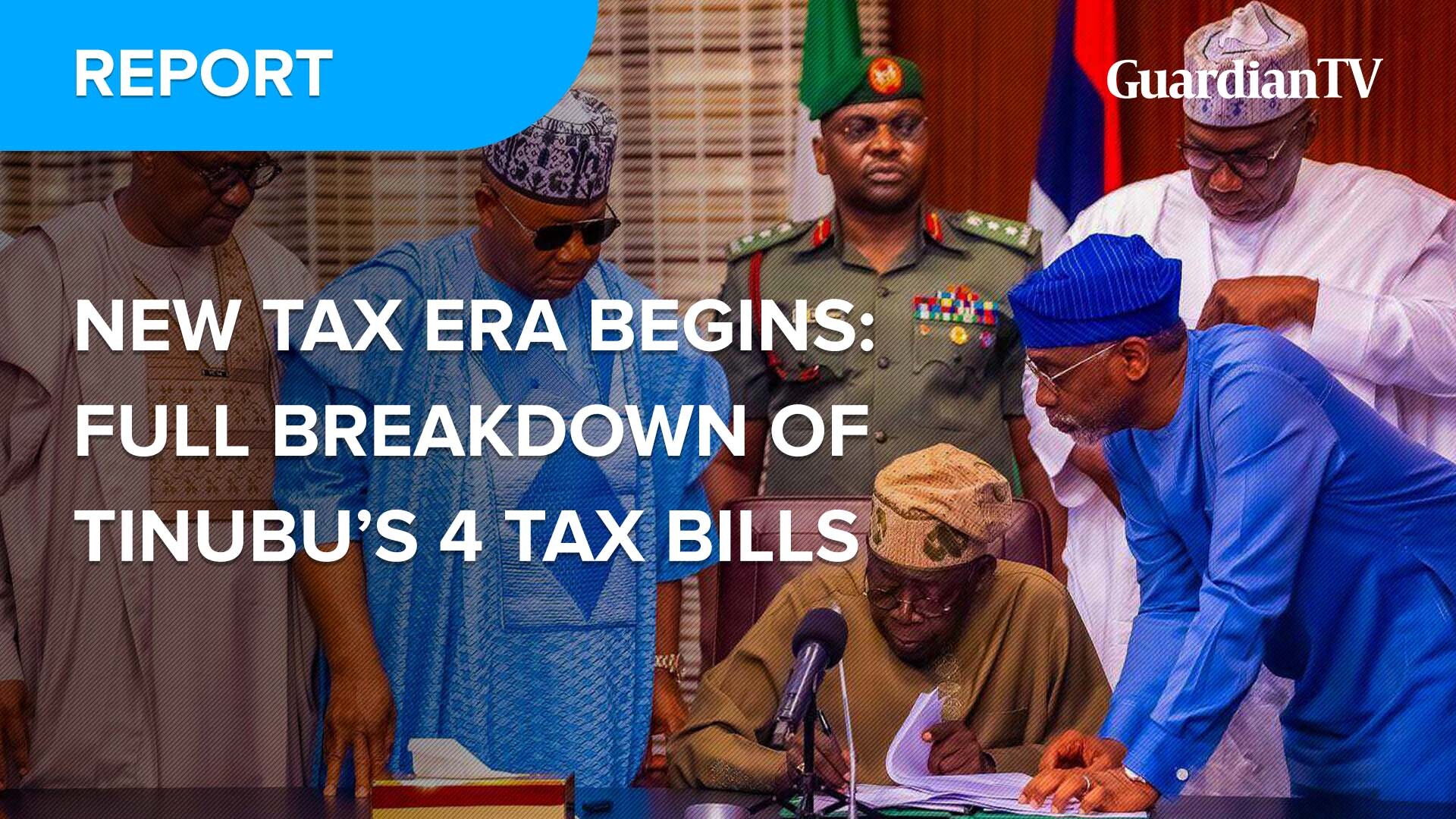 New tax era begins: Full breakdown of Tinubu’s four tax bill
