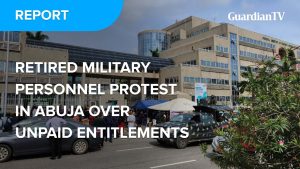 Retired military personnel protest in Abuja over unpaid entitlements