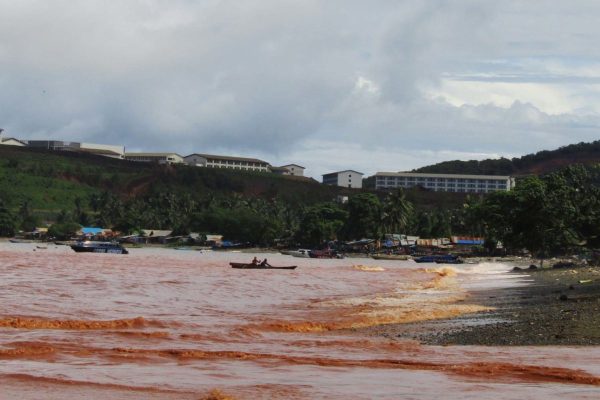 Nickel mine pollutes island