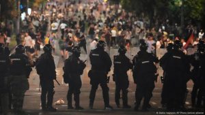 Serbia police arrest dozens of anti-government protesters