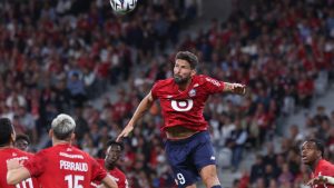 Veteran Olivier Giroud scores again for Lille in late win over Monaco