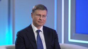 ‘We are already in a hybrid war with Russia’: EU Commissioner Dombrovskis