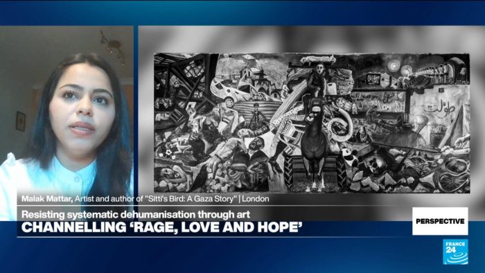 Gaza-born artist Malak Mattar on her show calling for ‘life, equality and dignity’