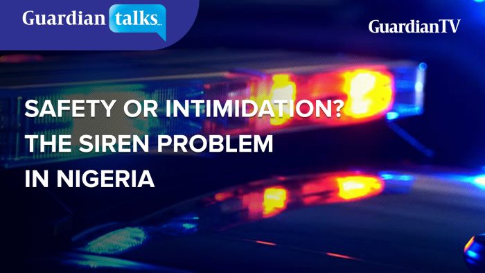 Safety or intimidation? – The siren problem in Nigeria