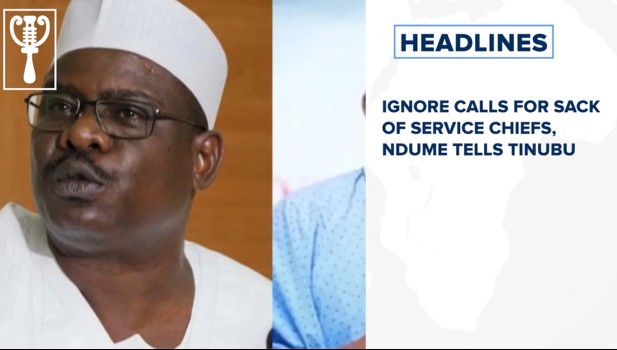 Ignore calls for sack of service chiefs, Ndume tells Tinubu and more stories