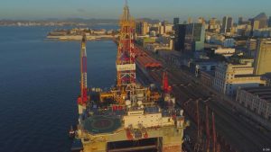 Oil drilling in South America