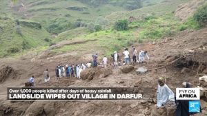Sudan recovers 270 bodies after Darfur landslide