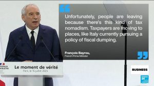 Italy hits back at French PM’s “fiscal dumping” claim