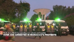 Hundreds arrested and injured in Morocco protests