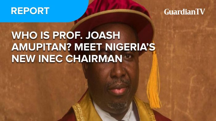 Who is Prof. Joash Amupitan: Meet Nigeria new INEC Chairman