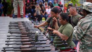 Venezuelans train with firearms amid rising US tensions