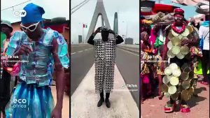 Benin’s eco-fashion star turns trash into runway art