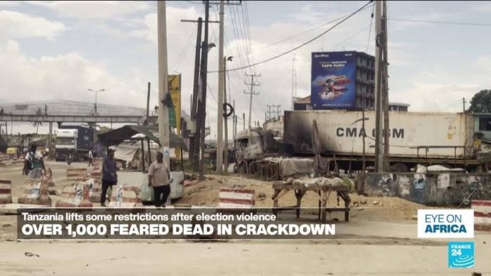HRW fears over 1,000 people killed in Tanzania post-election crackdown
