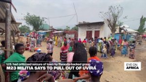 M23 militia says to pull out of key DR Congo city at US’s request