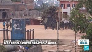 M23 rebels enter strategic congolese town as peace deal crumbles