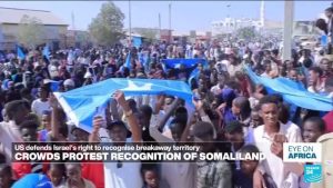 Thousands of Somalis protest against Israel’s recognition of Somaliland