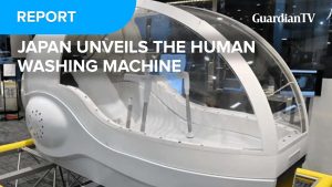 Japan unveils the human washing machine