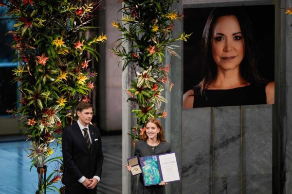 Venezuela’s Machado awarded Nobel Peace Prize in absentia