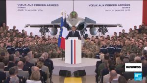 Macron calls for €36 billion increase in defence budget by 2030