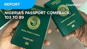 Nigeria’s passport comeback: 103 to 90