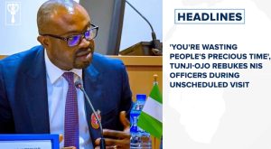 ‘You’re wasting people’s precious time’, Tunji-Ojo rebukes NIS officers during unscheduled visit