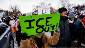 Tens of thousands protest in Minnesota after ICE killing