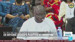 US detains Ghana’s fugitive former finance minister