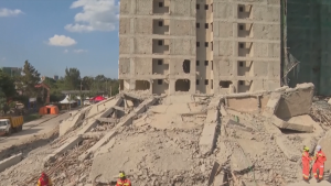 Kenya: Multi-storey building collapses in Nairobi, with 4 people believed to be trapped