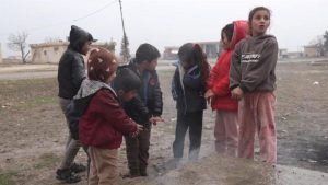 Humanitarian crisis in northern Syria leaves Kurdish refugees stranded