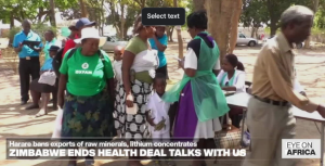 Zimbabwe ends health funding talks with US