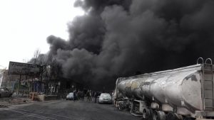 Tehran shrouded in toxic cloud after US-Israeli strikes on oil deposits