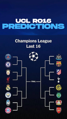 UEFA Champions League round of 16 predictions  | The Nutmeg