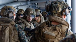 Fake images falsely claim Iran captured US marines on Kharg Island