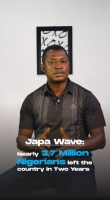 Japa Wave: Nearly 3.7 million Nigerians left the country in two years