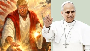 Donald Trump deletes AI image of himself as Jesus after attacking Pope Leo