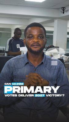 Can Tinubu’s 10.99M primary votes deliver 2027 victory?