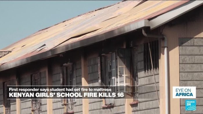 Fire rips through dormitory at girls’ school in Kenya