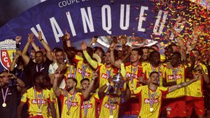 Lens clinch first-ever Coupe de France triumph after seeing off Nice