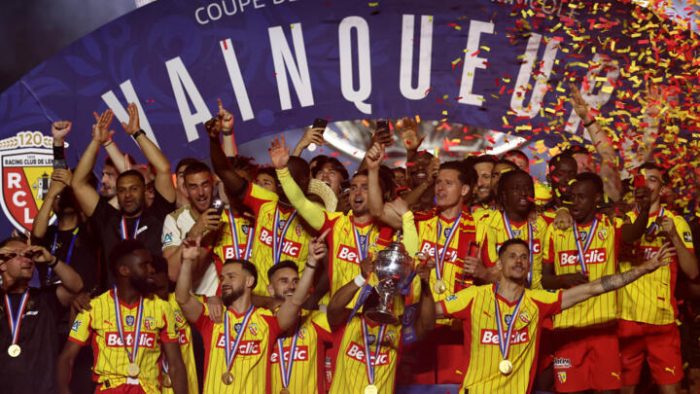 Lens clinch first-ever Coupe de France triumph after seeing off Nice