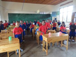 When a school in Kigali got a new water tank for the first time