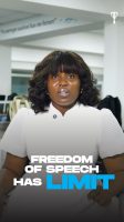 Freedom of speech has limit